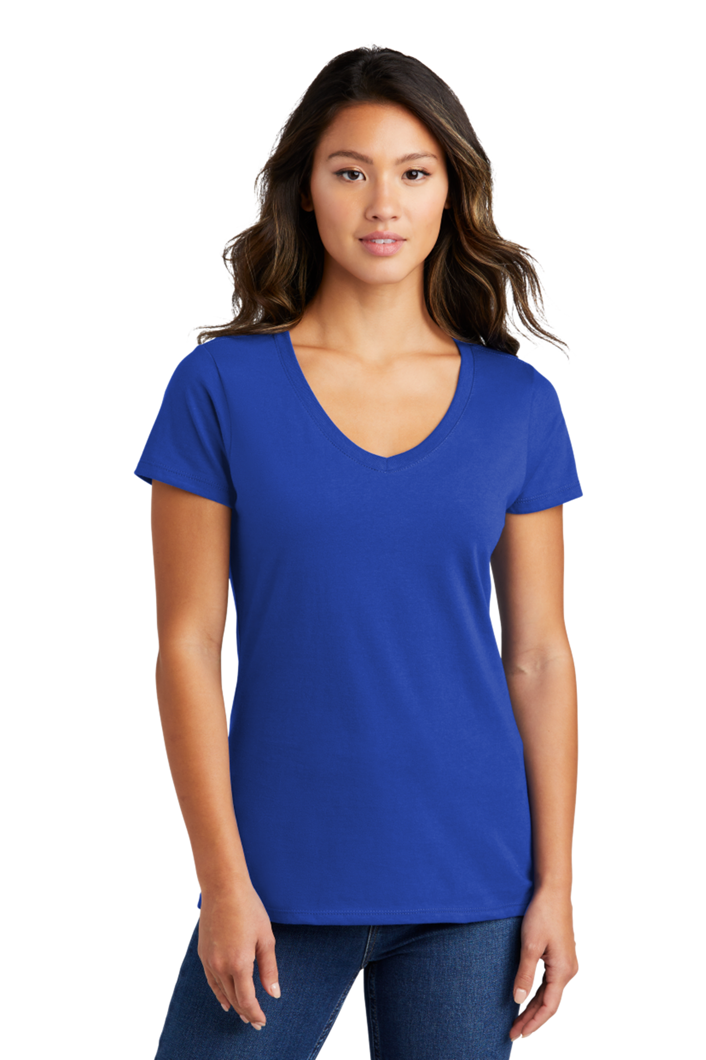 EP Crew Ladies V Collar Fan Tee