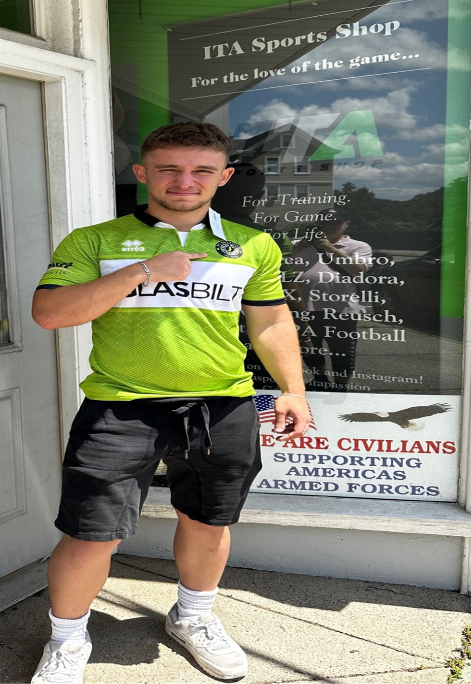 Errea FC MOTOWN GAME Jersey White/Fluo/Black