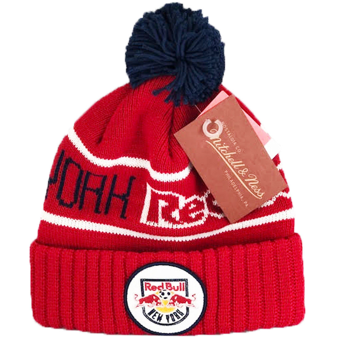 New York Red Bulls Knitted Glow-in-Dark Hat - ITA Sports Shop
