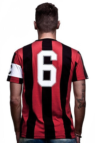 AC Milan Capitano T-Shirt | Black - Red - ITA Sports Shop