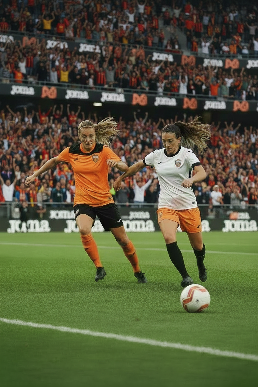 A Joma soccer kit set shown in two colorways: a bright orange and black set with black shorts and orange socks, and a white and black set with orange shorts and black socks, both on a white background.