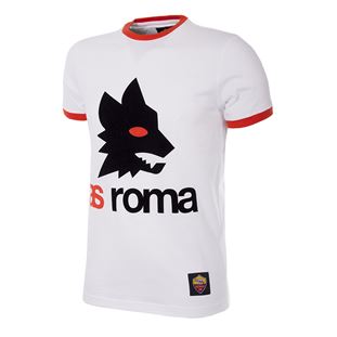 AS Roma Retro Logo T-Shirt | White - ITA Sports Shop