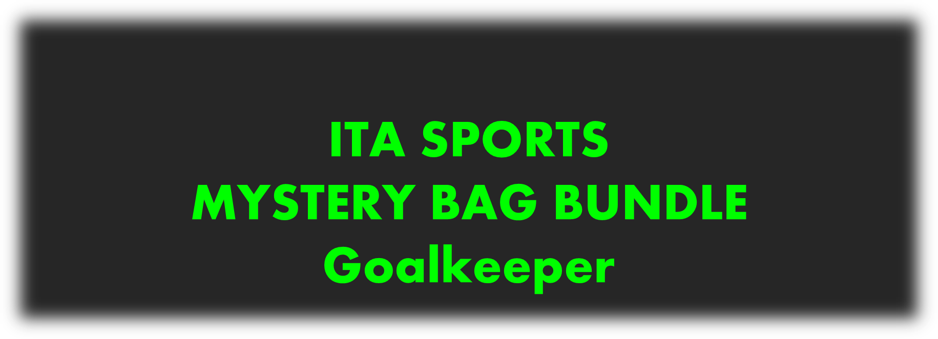 Mystery Goalkeeper Bag