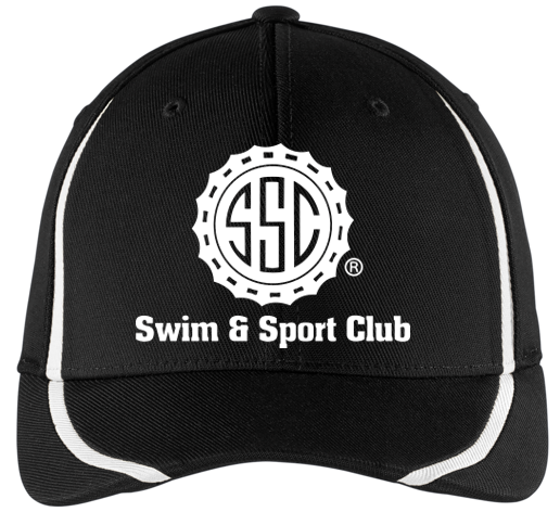 Swim & Sport Club Black Flexfit® Performance Cap