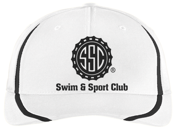 Swim & Sport Club White Flexfit® Performance Cap